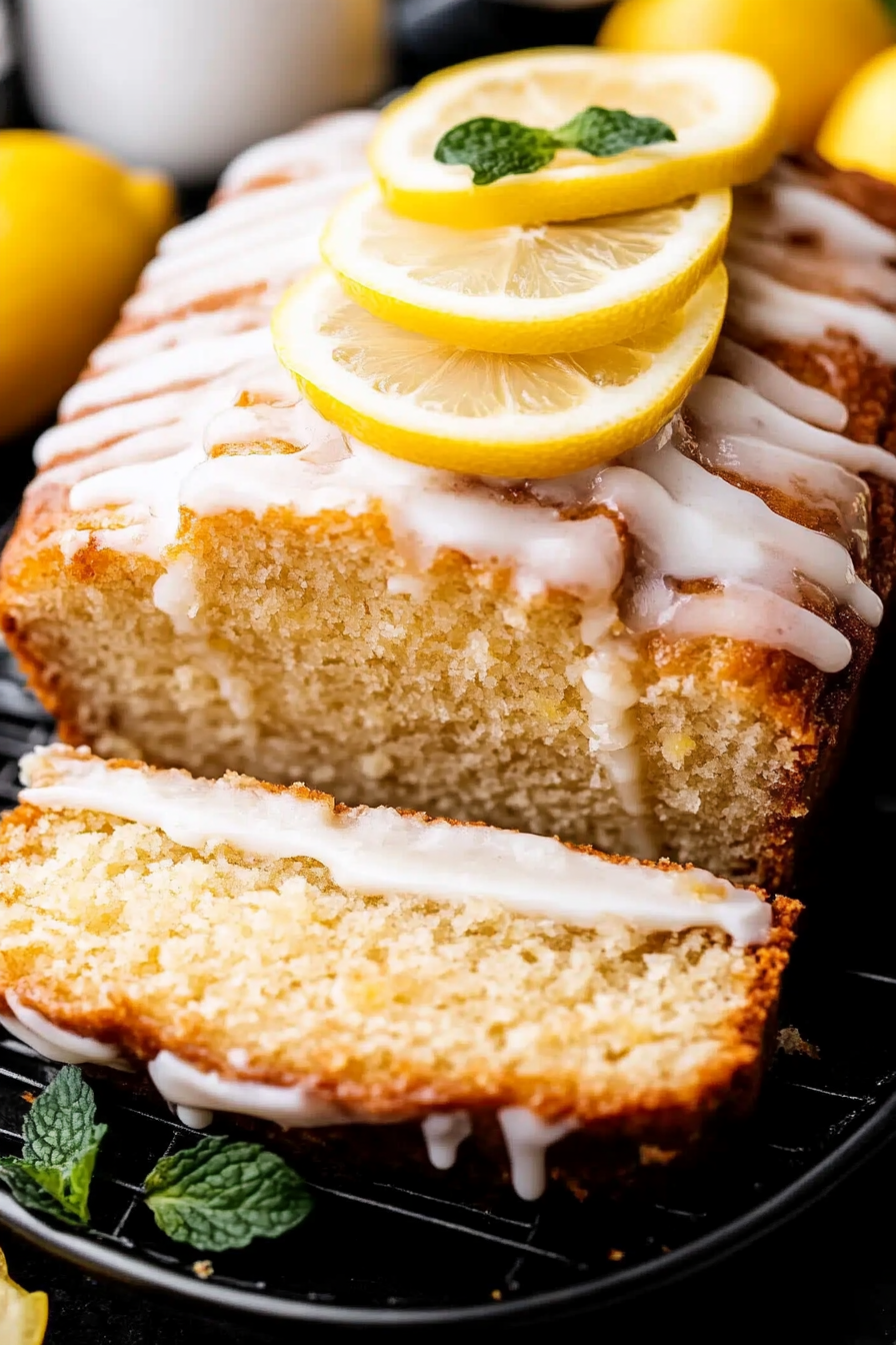 Lemon Yogurt Cake Recipe: A Refreshing and Moist Dessert Treat Final Dish Presentation