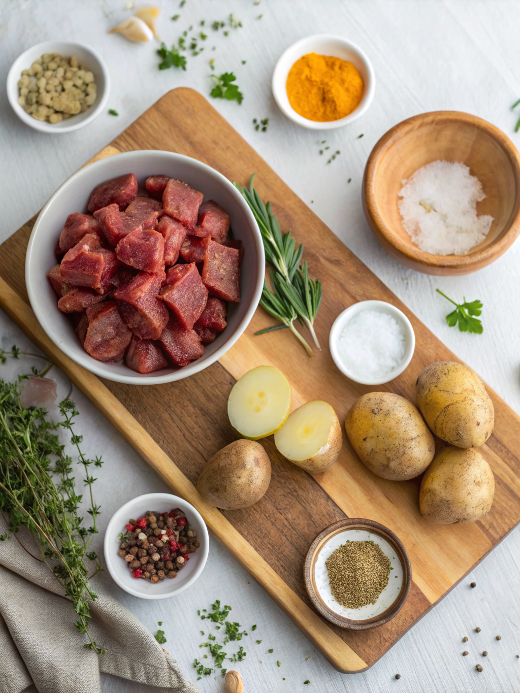 Meat and Potato Casserole Recipe ingredients
