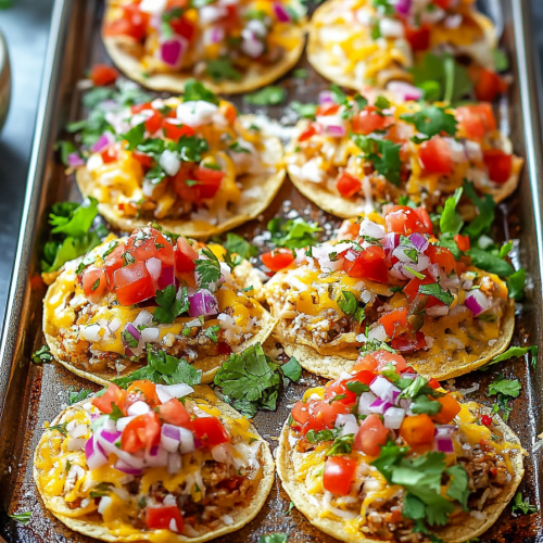 Mini Sheet Pan Tostadas