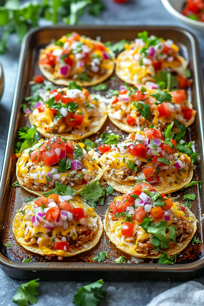 Mini Sheet Pan Tostadas