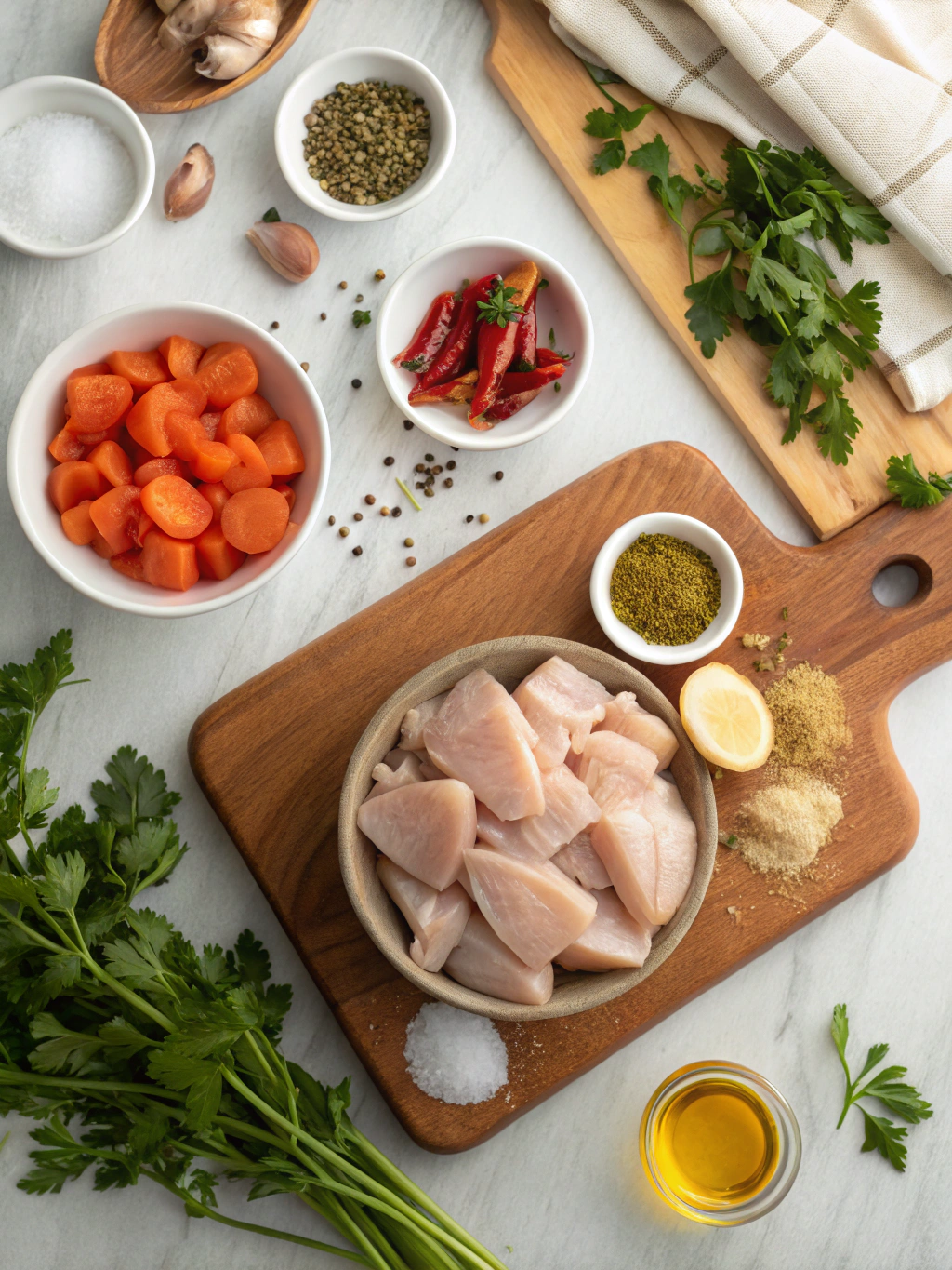 One-Pot Chicken Dinner ingredients