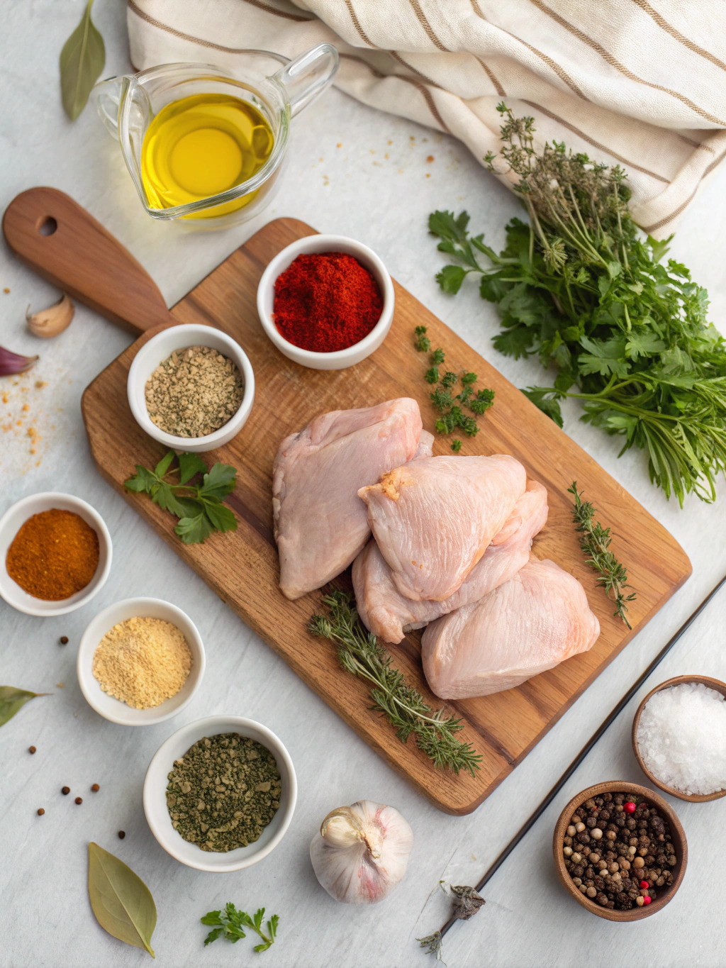 Oven-Roasted Chicken Pieces Recipe: A Classic Method for Perfectly Cooked Chicken ingredients