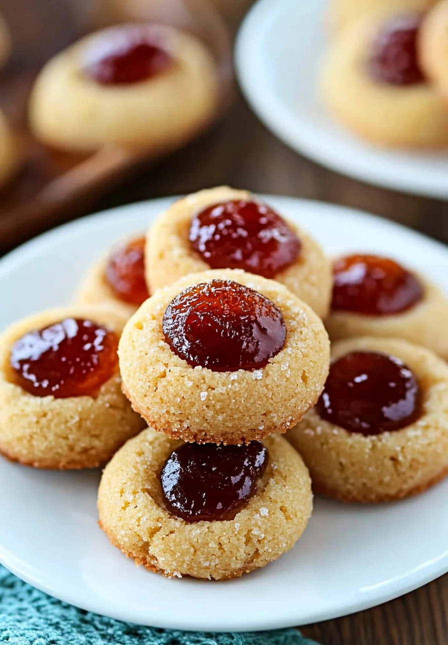 Raw Sugar Thumbprint Cookies Recipe