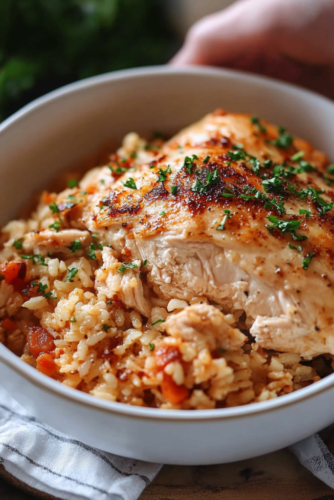Slow Cooker Chicken and Rice Recipe
