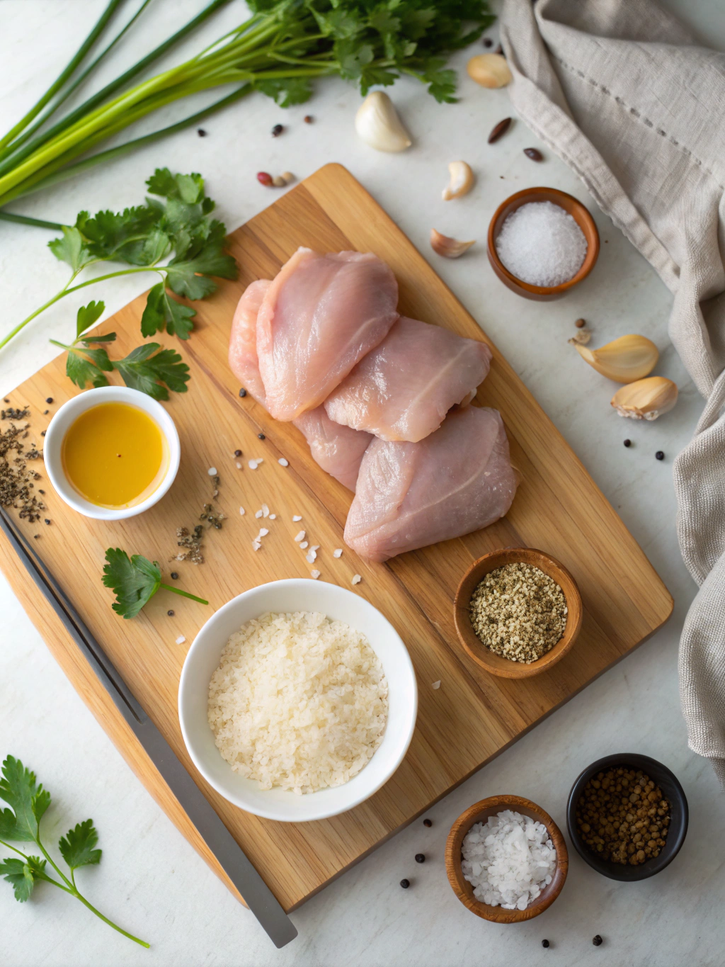 Slow Cooker Chicken and Rice Recipe ingredients