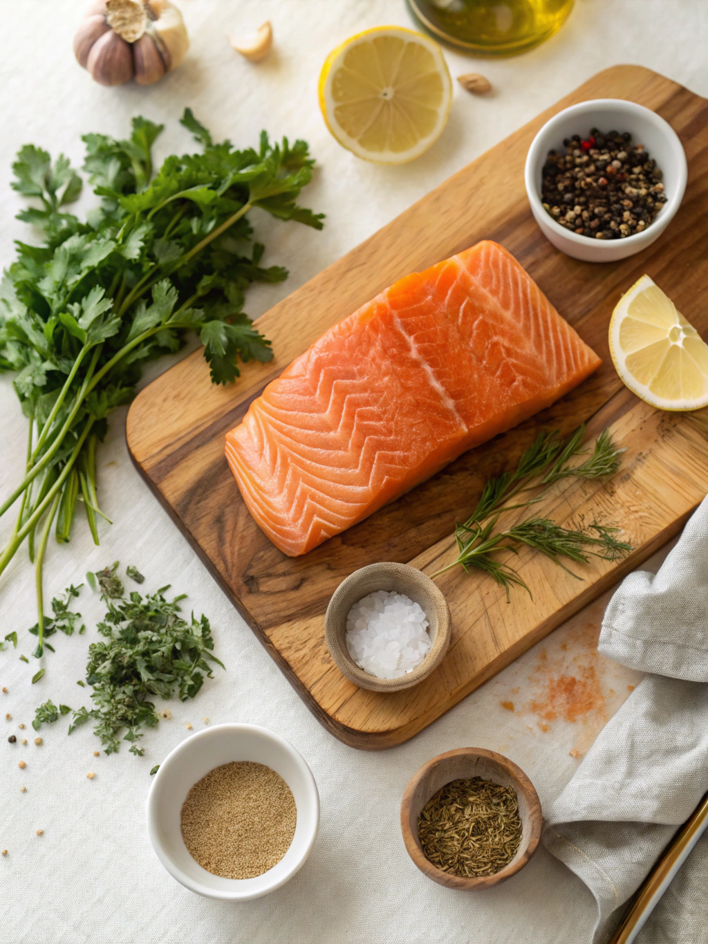 Slow Cooker Salmon Recipe ingredients