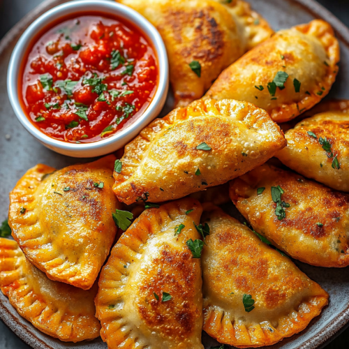 Spicy Feta Filled Pierogies Recipe