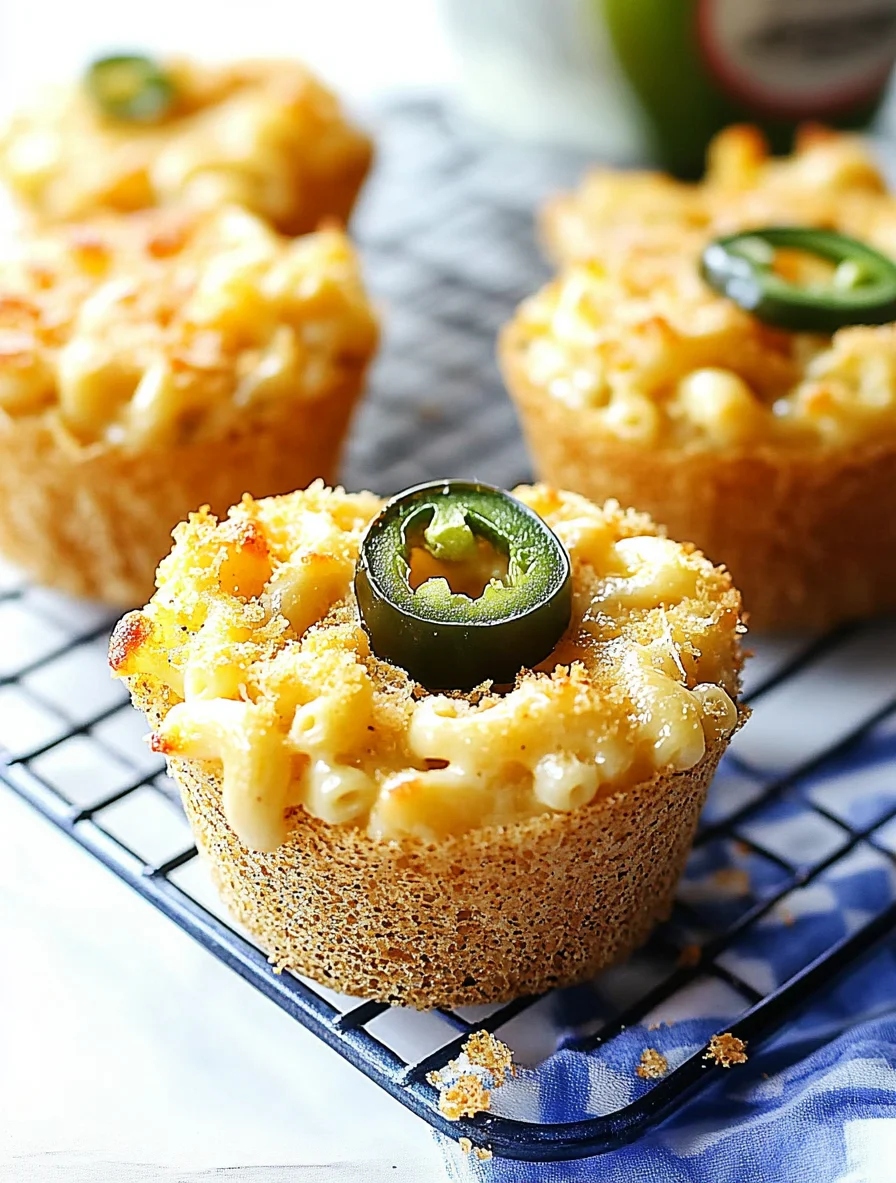 Spicy Jalapeno Macaroni and Cheese Cups Recipe