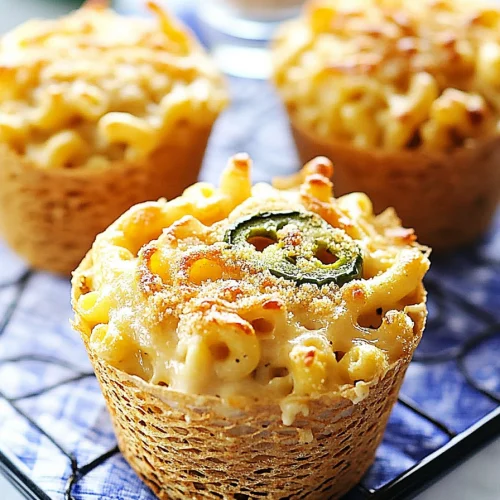 Spicy Jalapeno Macaroni and Cheese Cups Recipe