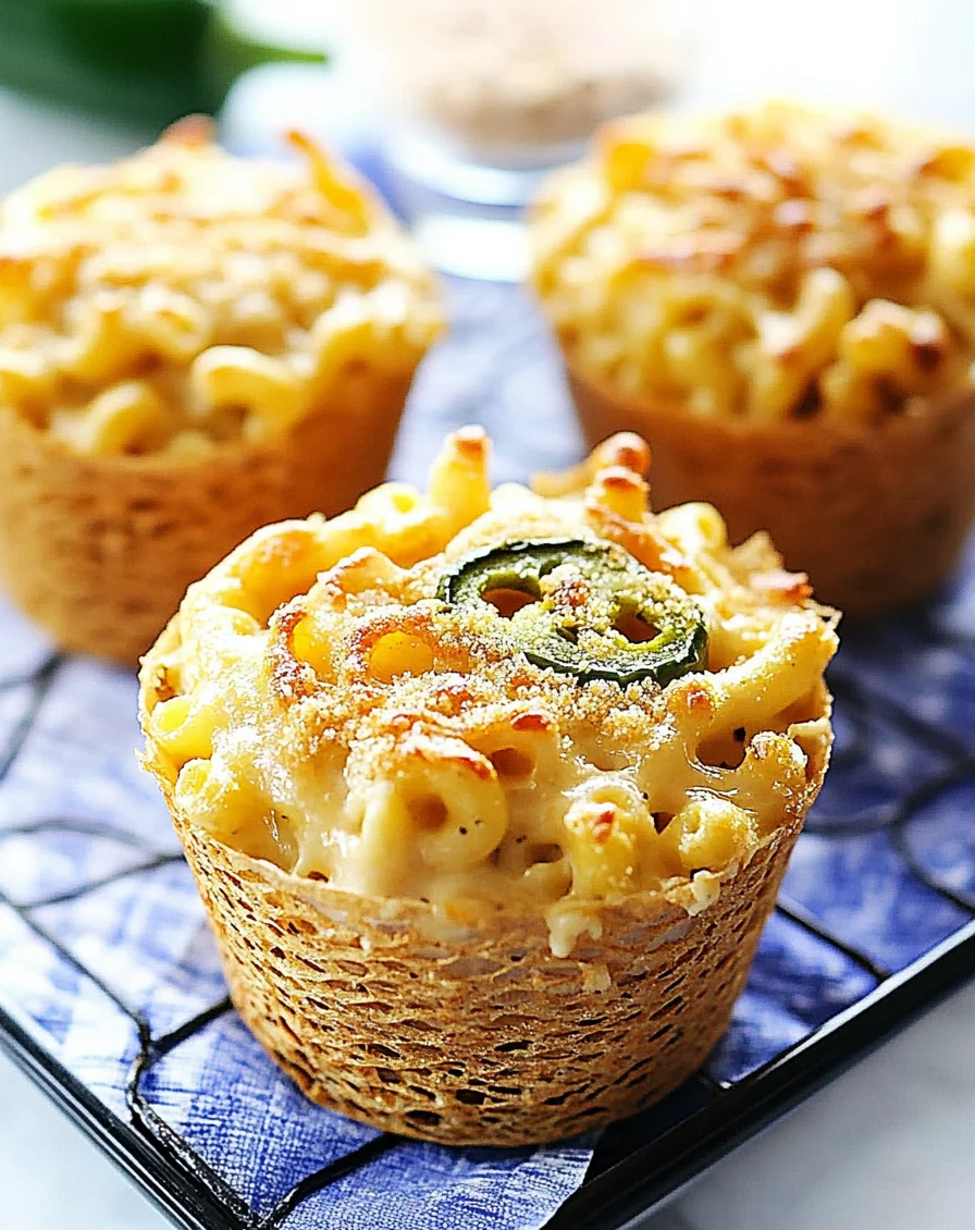 Spicy Jalapeno Macaroni and Cheese Cups Recipe