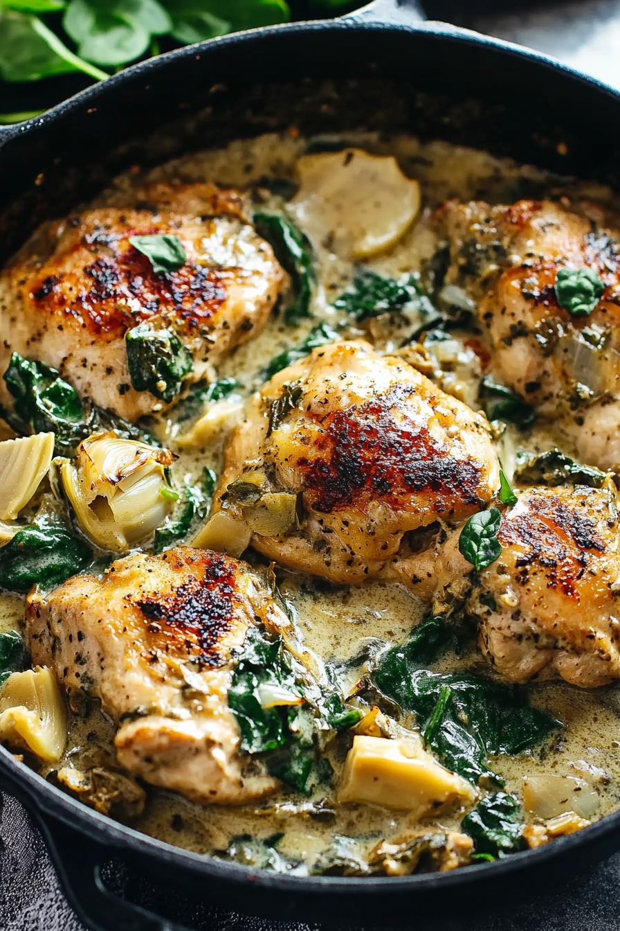 Spinach Artichoke Chicken: A Creamy and Delicious Recipe
