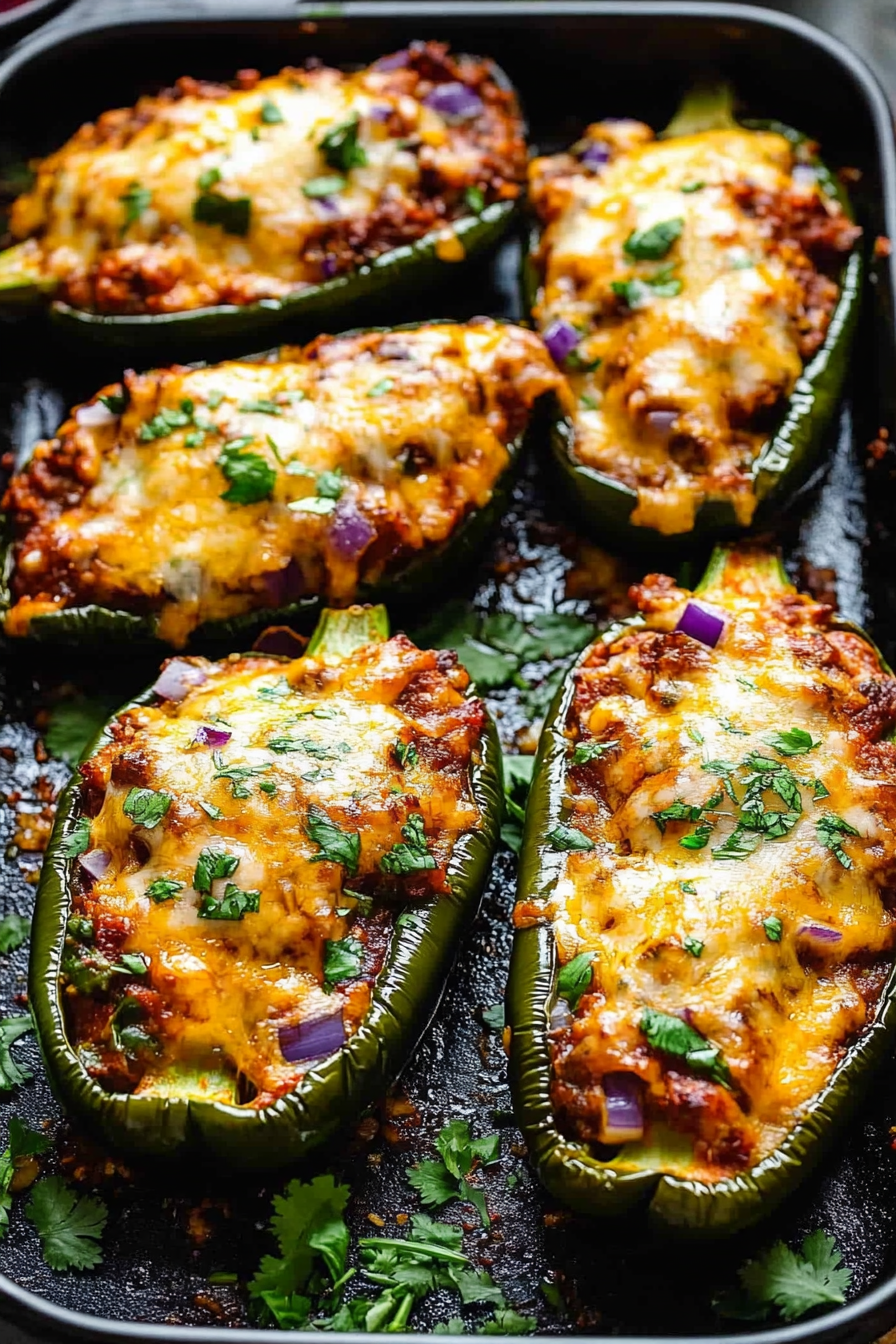 Stuffed Poblano Peppers Recipe