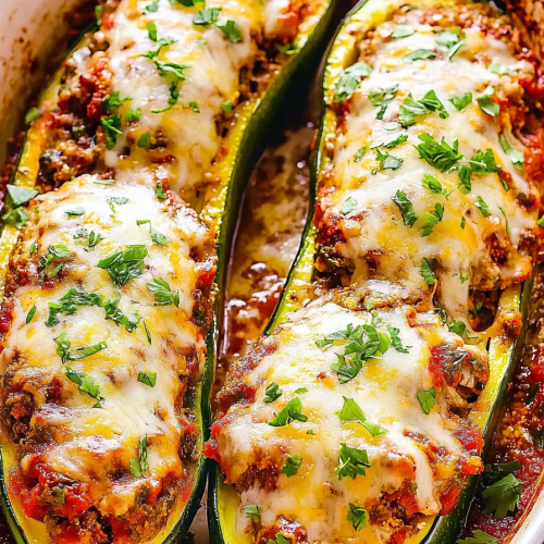 Stuffed Zucchini Boats Recipe