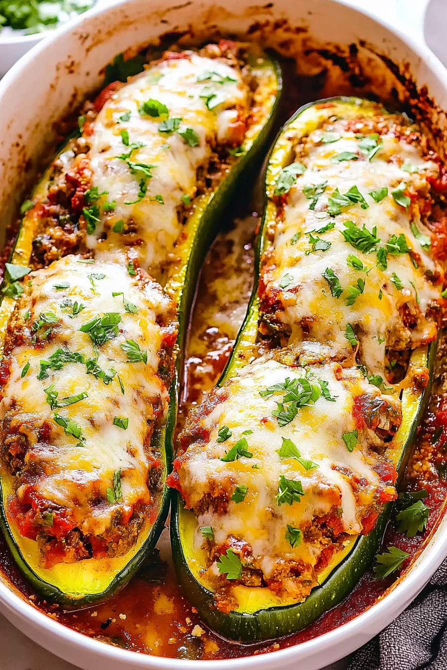 Stuffed Zucchini Boats Recipe