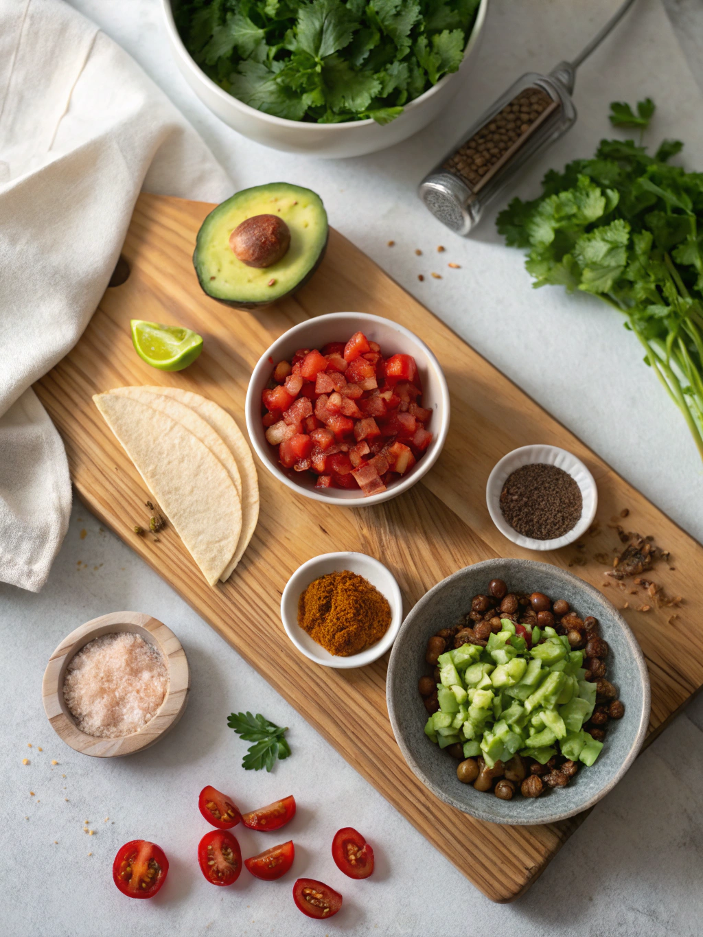Taco Bowls Recipe: A Flavorful and Easy-to-Make Dish ingredients