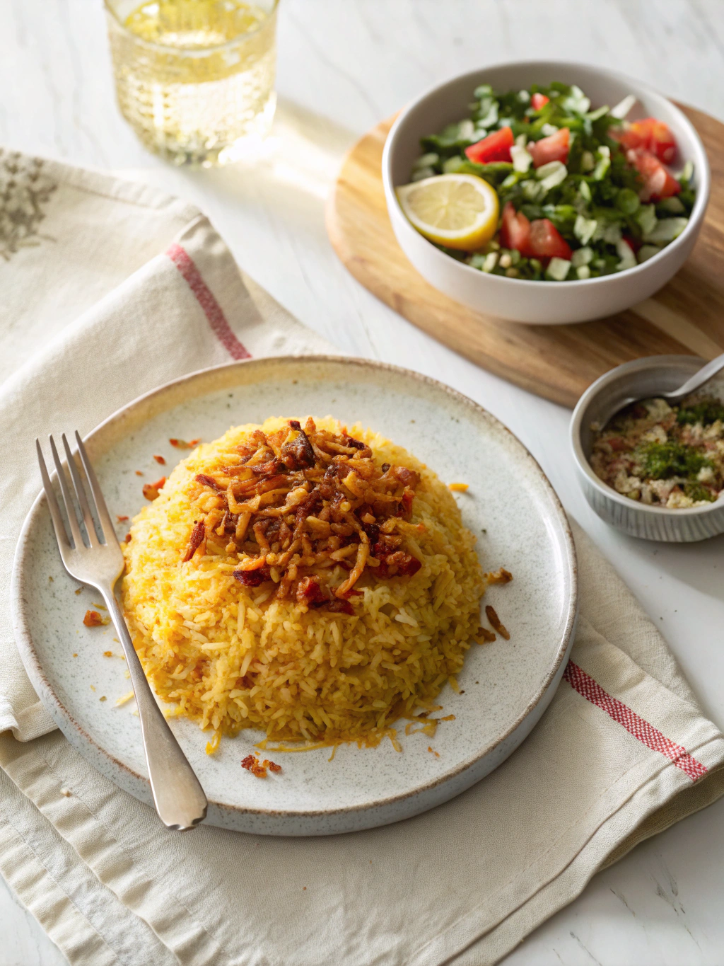 Tahdig Recipe: How to Make Crispy Persian Rice at Home serving suggestion