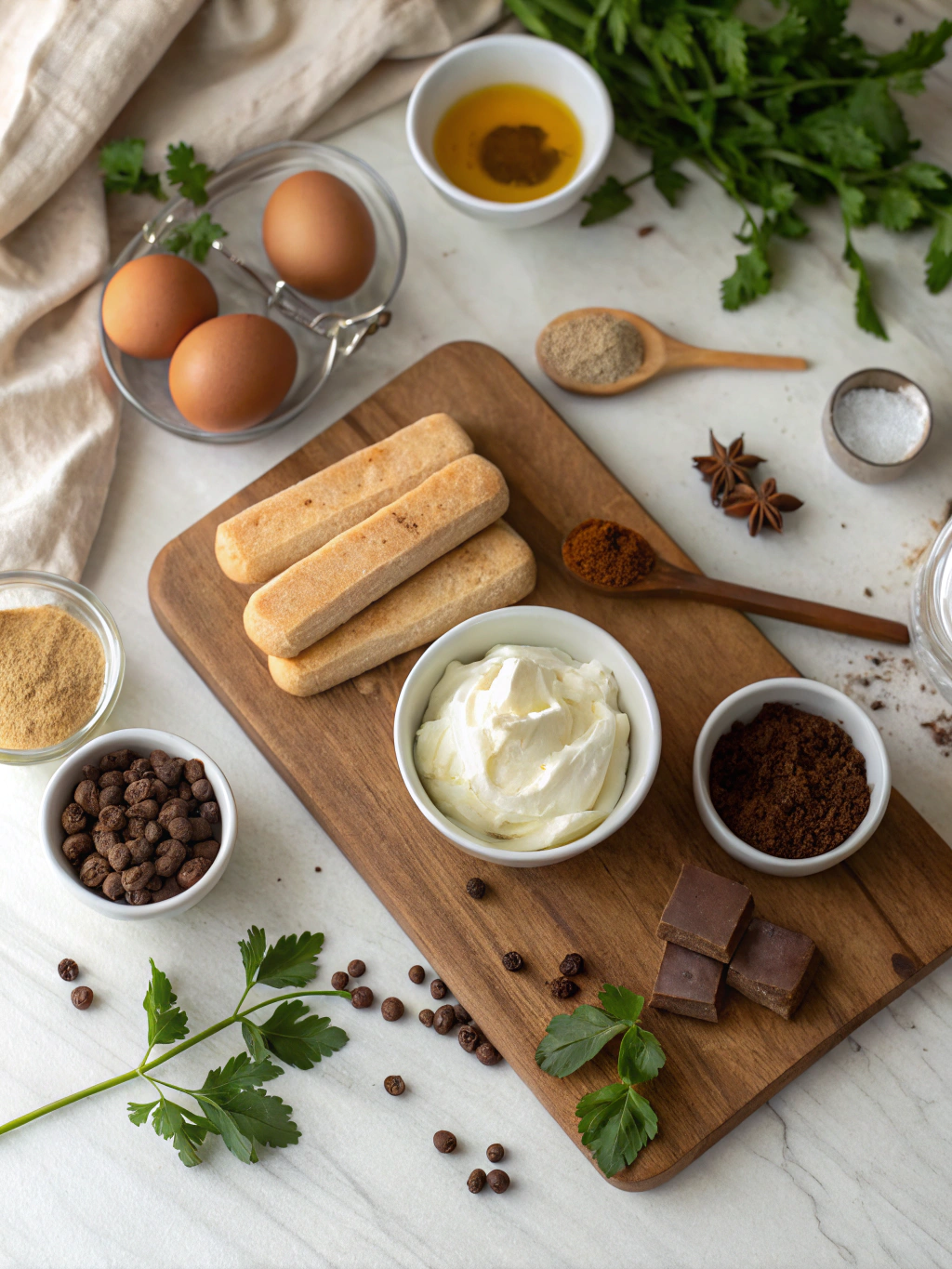 Tiramisu Recipe ingredients