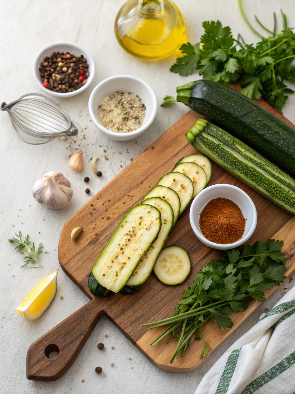 Title: Grilled Zucchini Recipe - Perfectly Charred & Flavorful ingredients