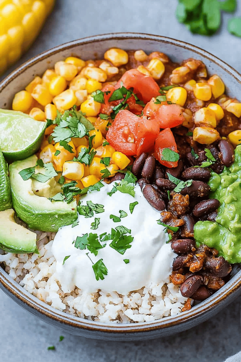Vegetarian Burrito Bowl Recipe: Easy & Delicious