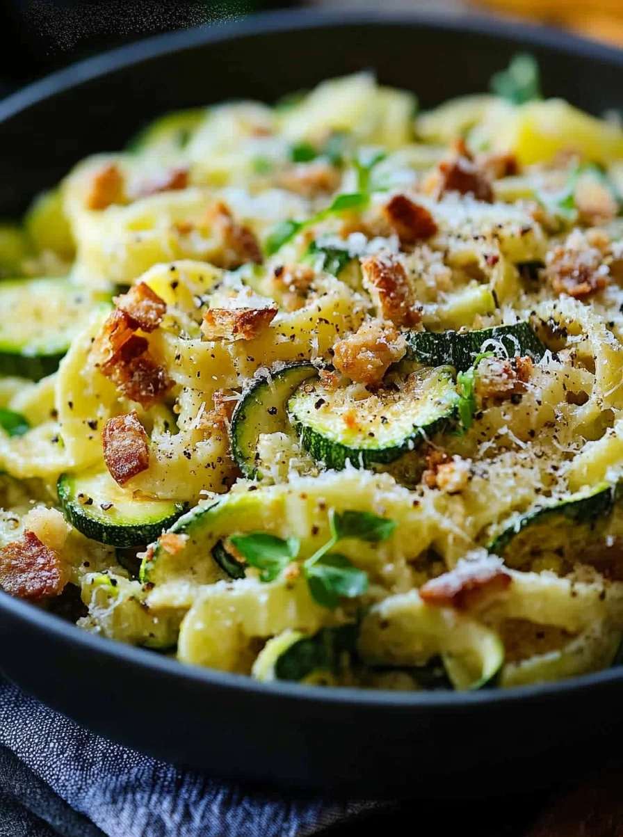 Zucchini Carbonara Recipe: A Delicious Twist on Classic Pasta