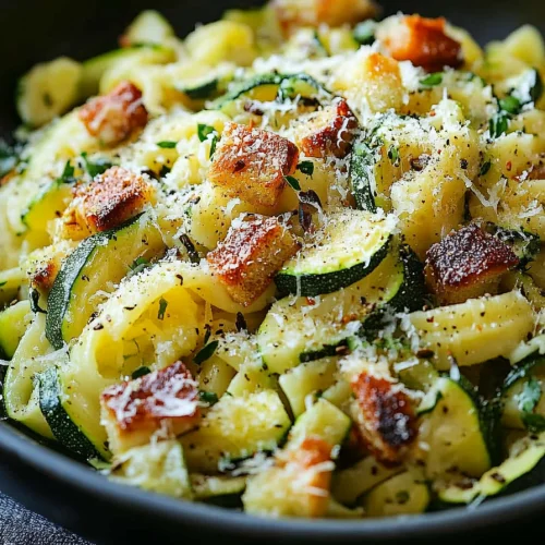 Zucchini Carbonara Recipe: A Delicious Twist on Classic Pasta