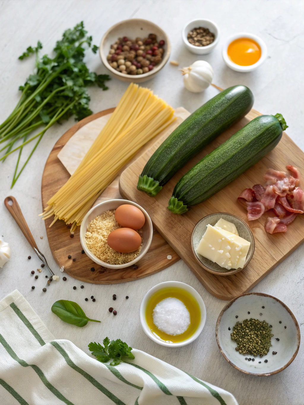 Zucchini Carbonara Recipe: A Delicious Twist on Classic Pasta ingredients