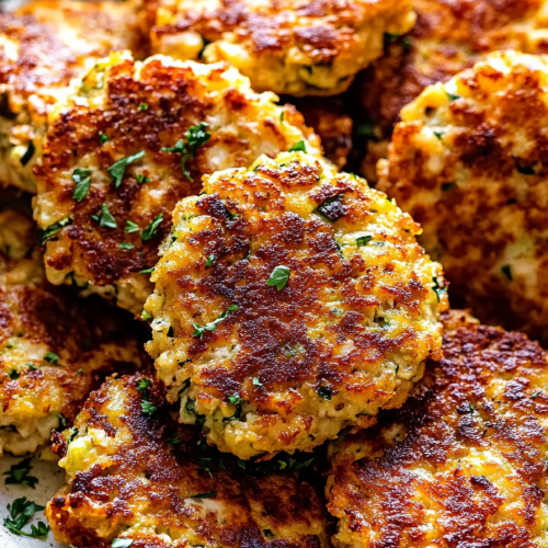Zucchini Chicken Fritters Recipe