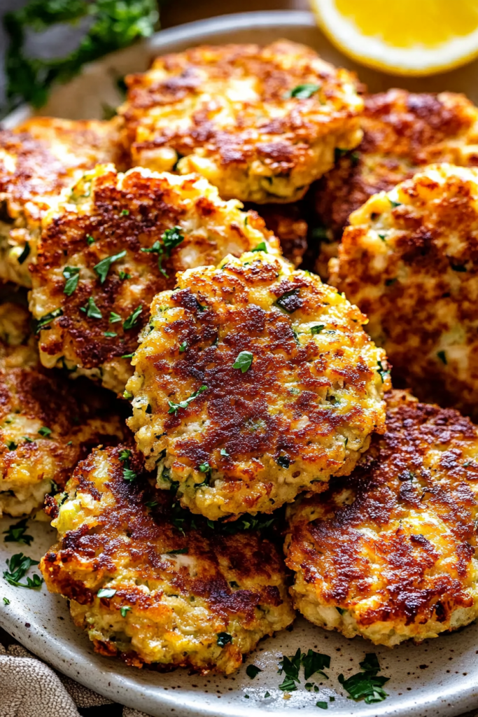 Zucchini Chicken Fritters Recipe