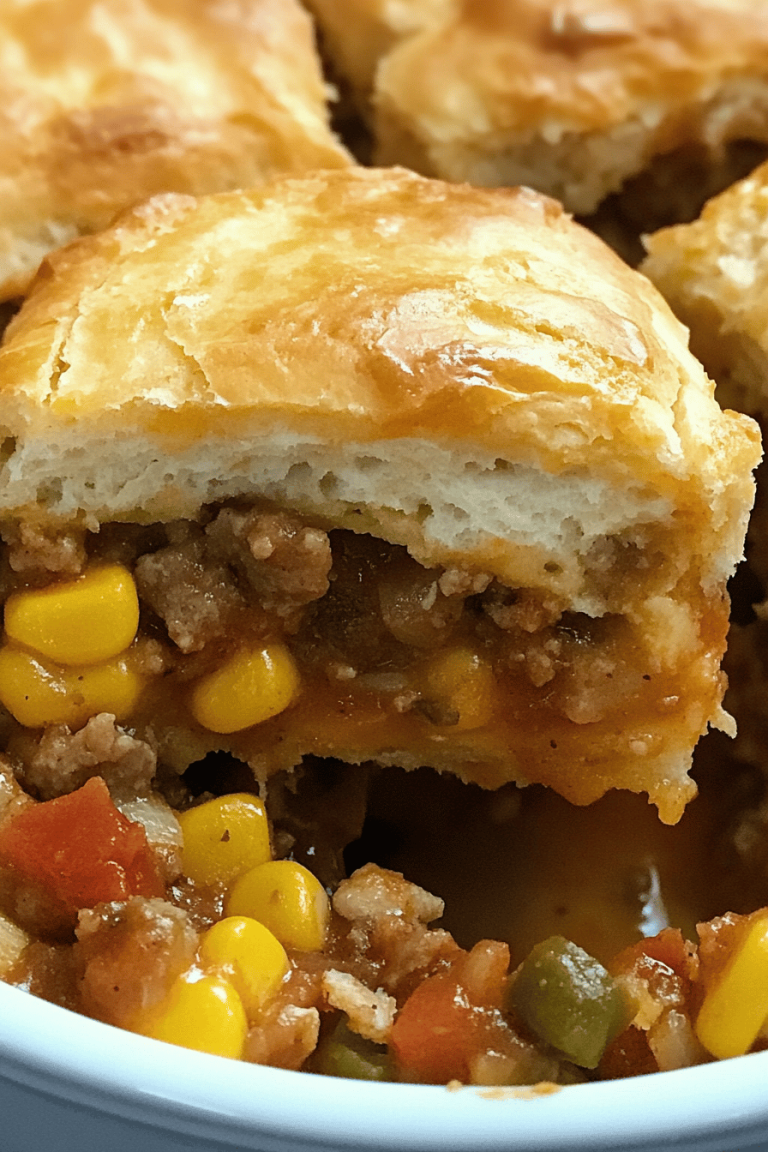 5-Ingredient Mexican Biscuit Casserole Recipe