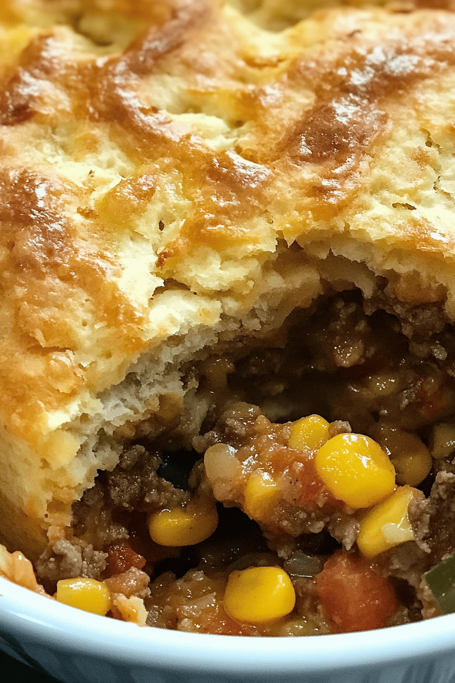 5-Ingredient Mexican Biscuit Casserole Recipe Final Dish Presentation