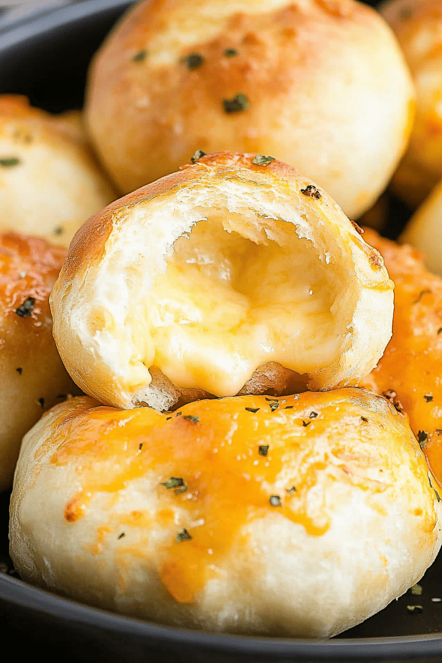 Air Fryer Cheese Bombs Recipe Final Dish Presentation