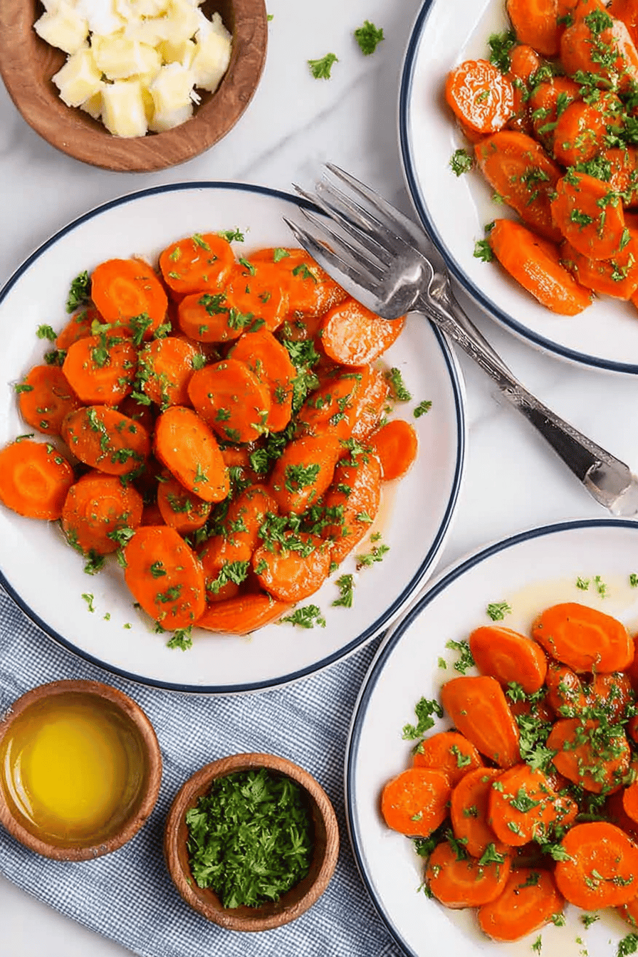 Blackstone Glazed Carrots Recipe Final Dish Presentation