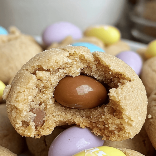 Cadbury Egg Kiss Cookie Recipe