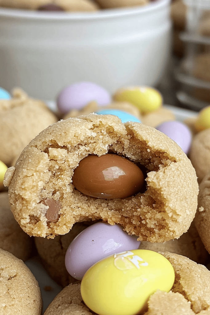 Cadbury Egg Kiss Cookie Recipe