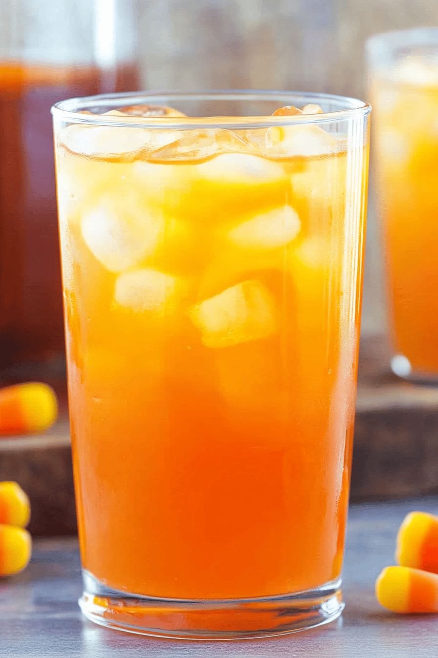 Candy Corn Punch Recipe ingredients