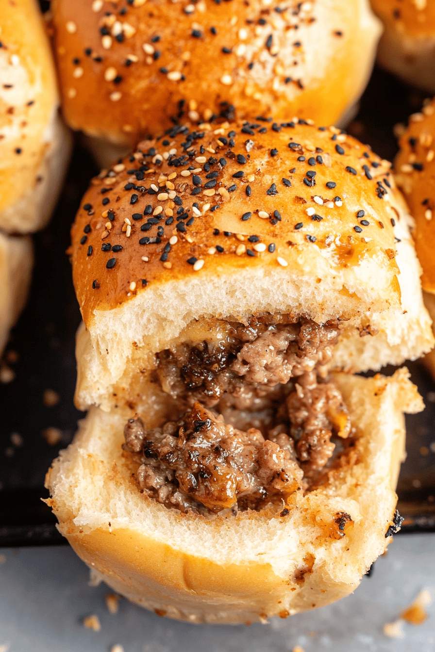 Cheeseburger Sliders Recipe ingredients