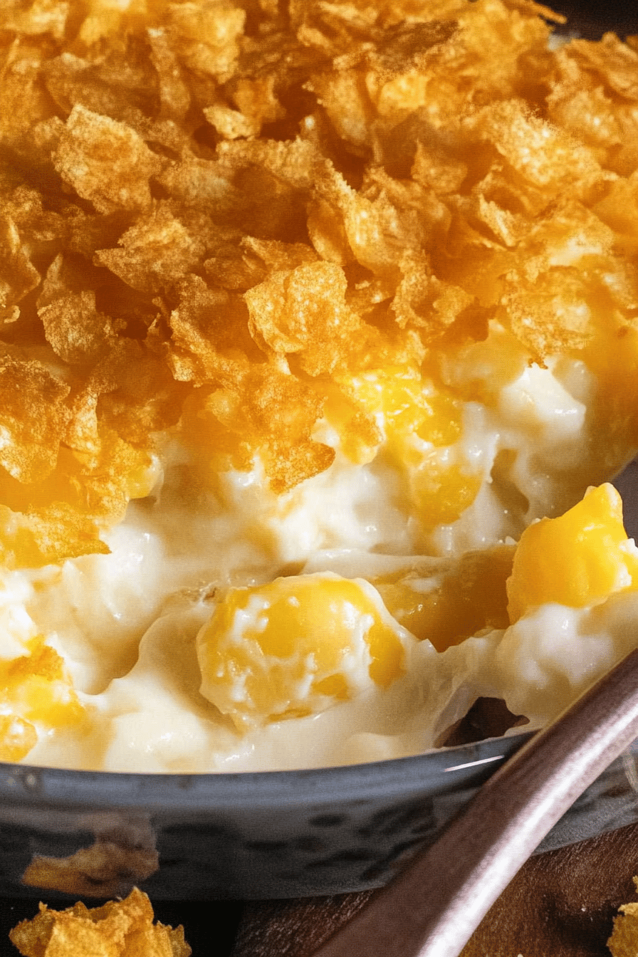 Cheesy Funeral Potatoes Recipe: A Comforting Classic Final Dish Presentation