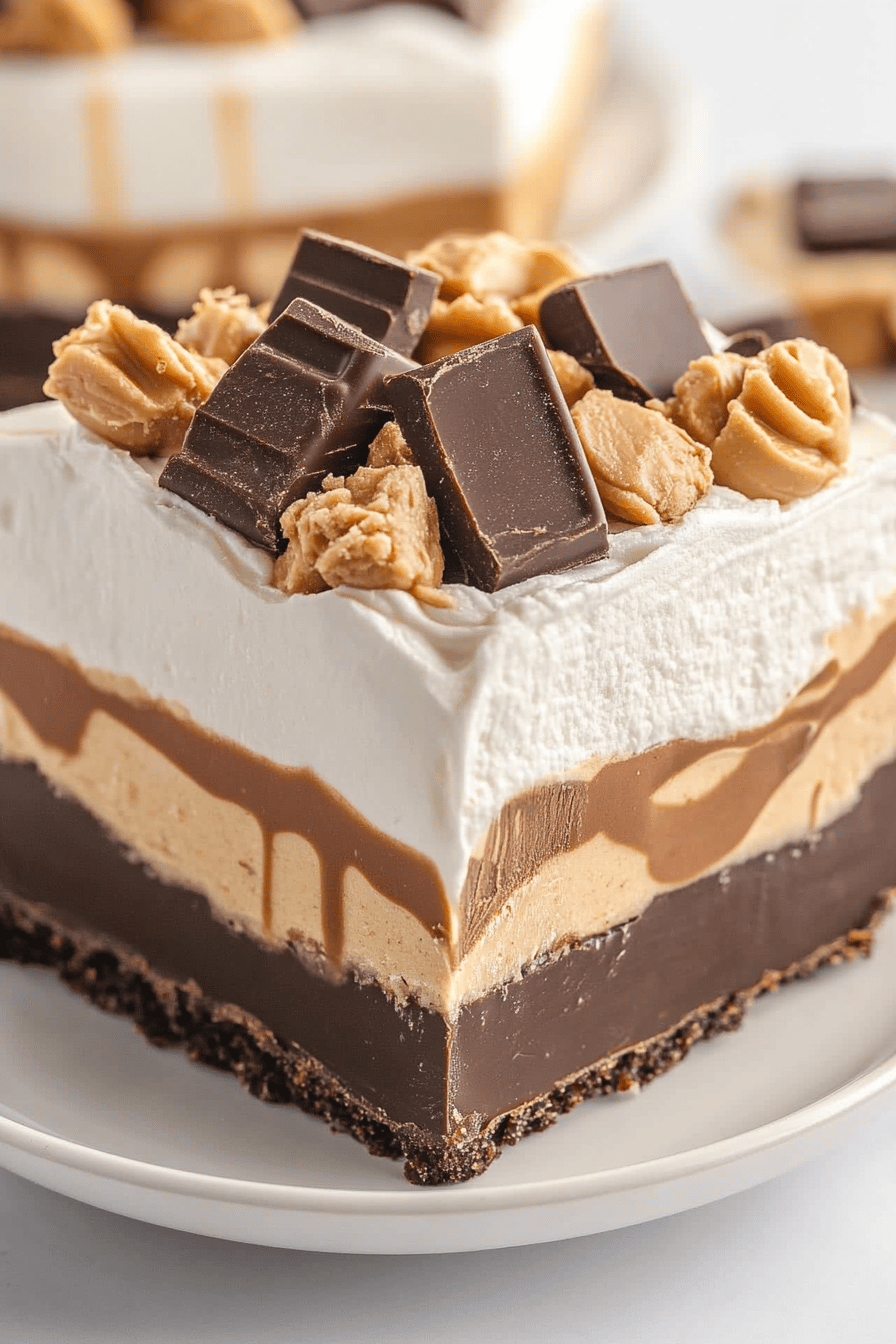 Chocolate Peanut Butter Lush Recipe ingredients