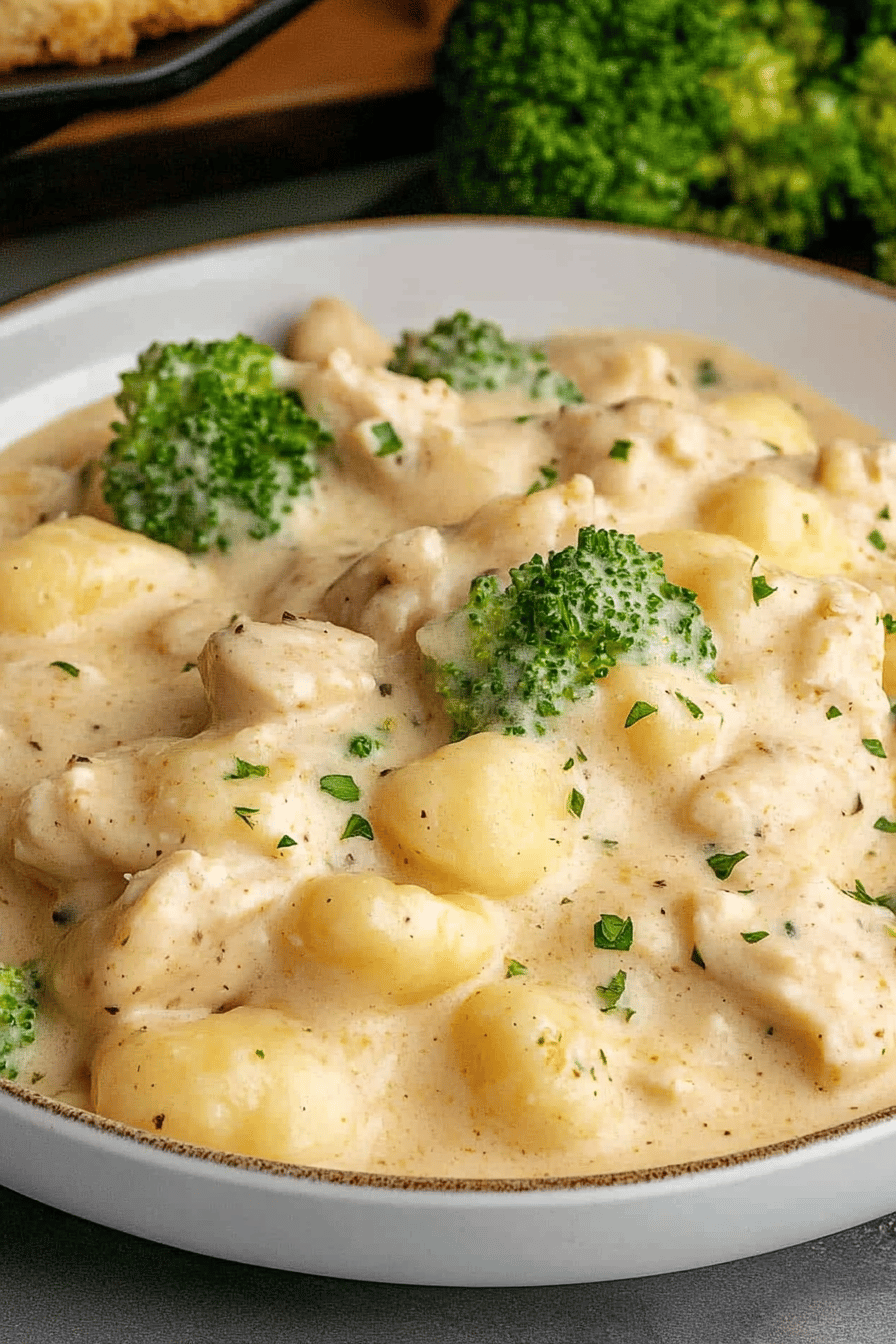 Creamy Chicken and Gnocchi Recipe