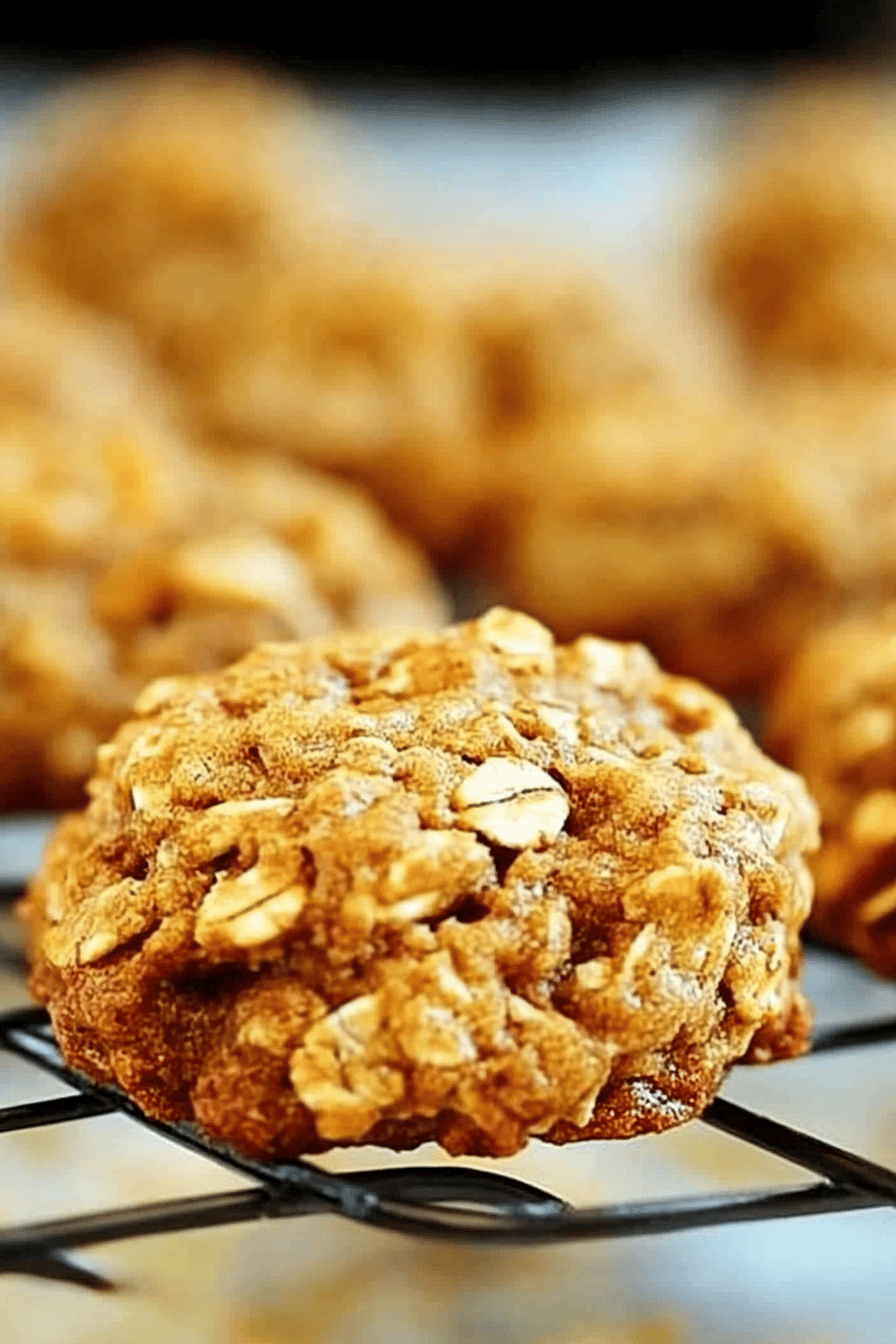Easy 3-Ingredient Oatmeal Cookies Final Dish Presentation