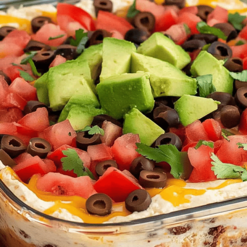 Easy 7-Layer Taco Dip Recipe