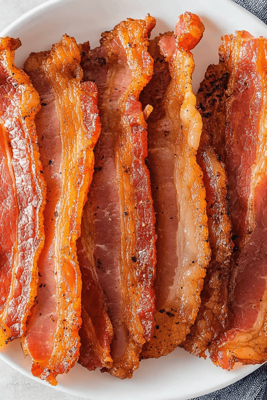 Easy Air Fryer Bacon Recipe ingredients