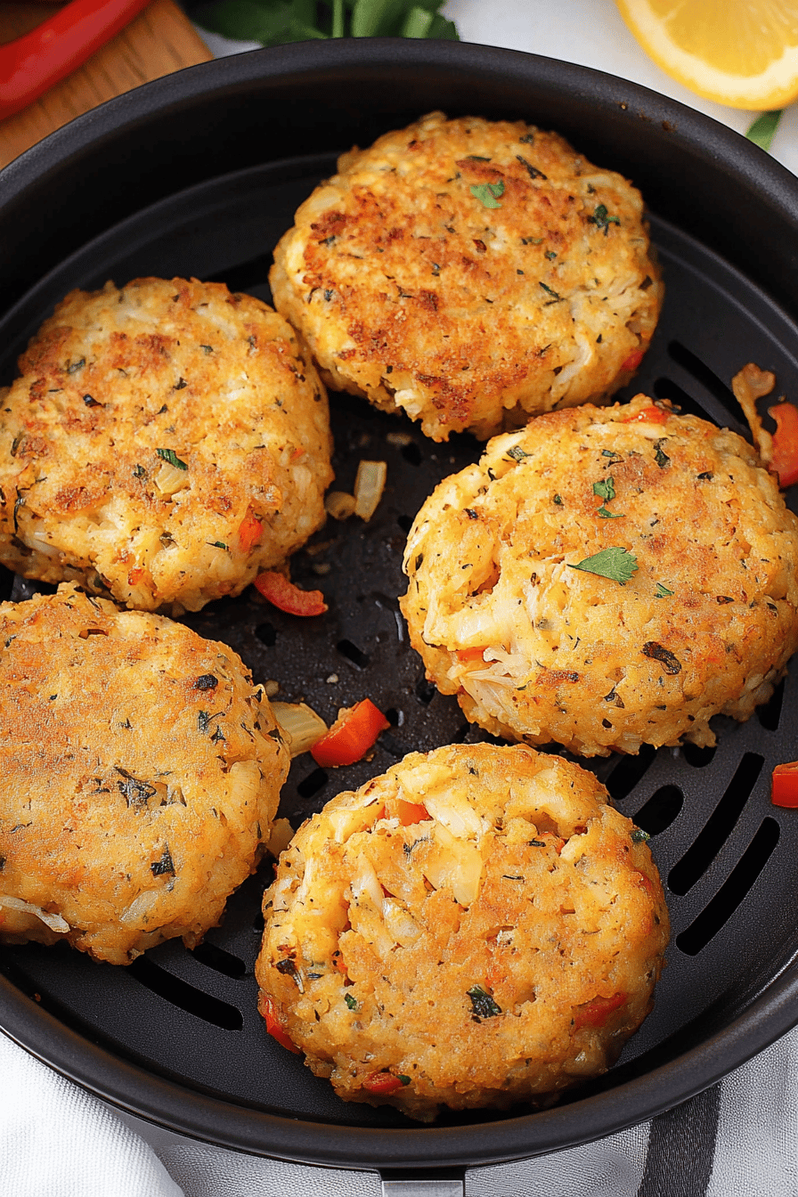 Easy Air Fryer Crab Cakes Recipe ingredients