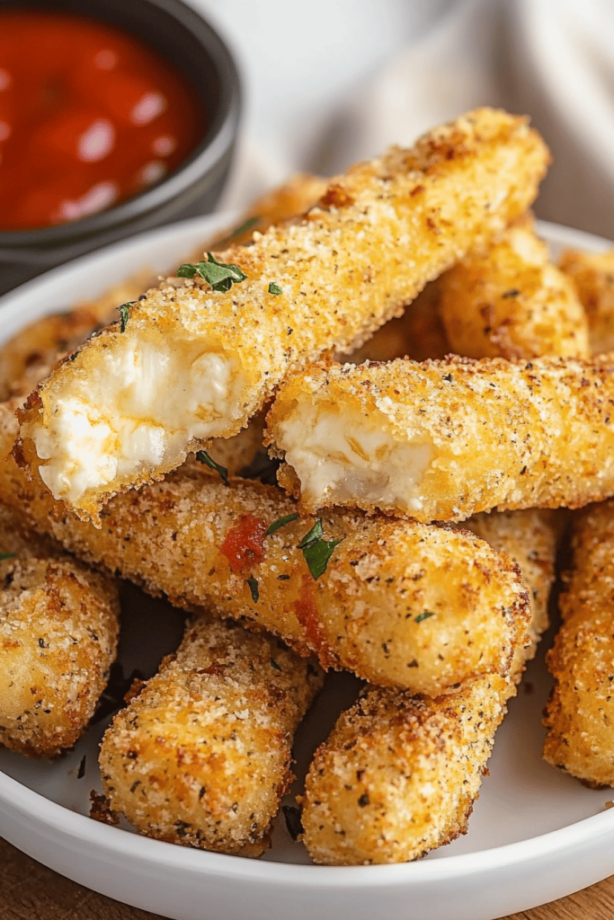 Easy Air Fryer Mozzarella Sticks Recipe