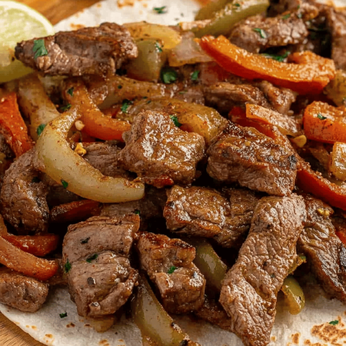 Easy Air Fryer Steak Fajitas Recipe