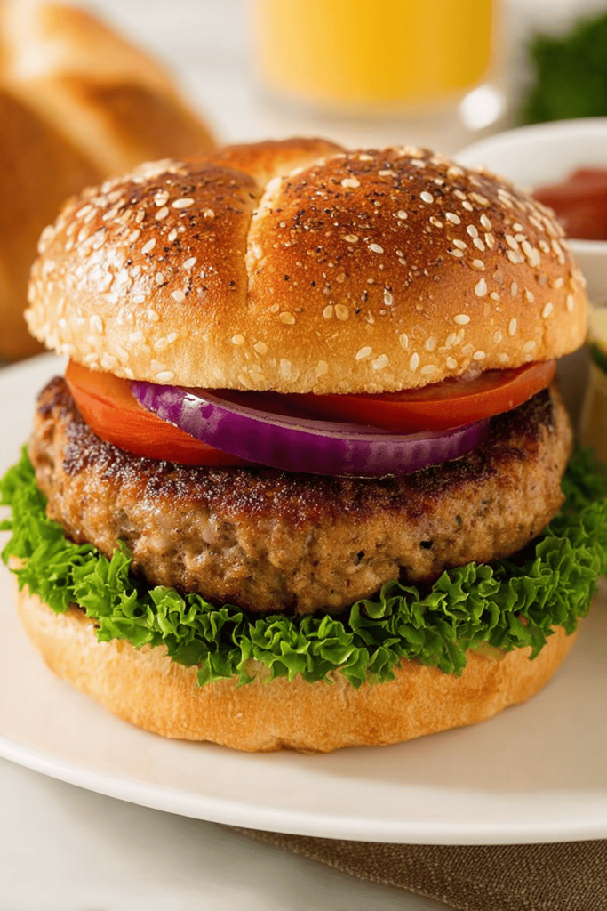 Easy Air Fryer Turkey Burgers Recipe