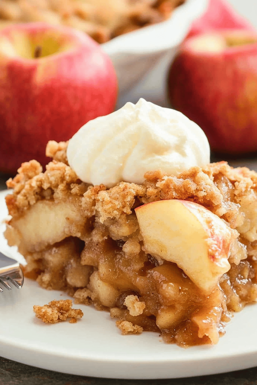 Easy Apple Dump Cake Recipe ingredients