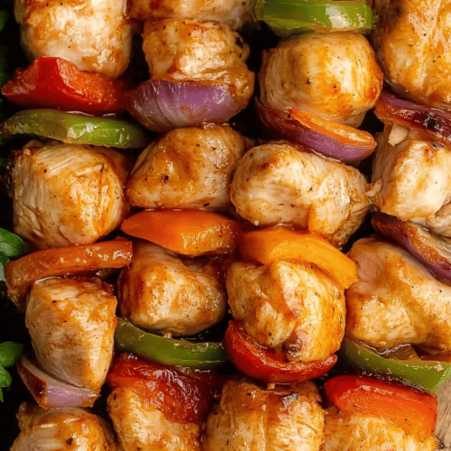 Easy Baked Chicken Skewers Recipe