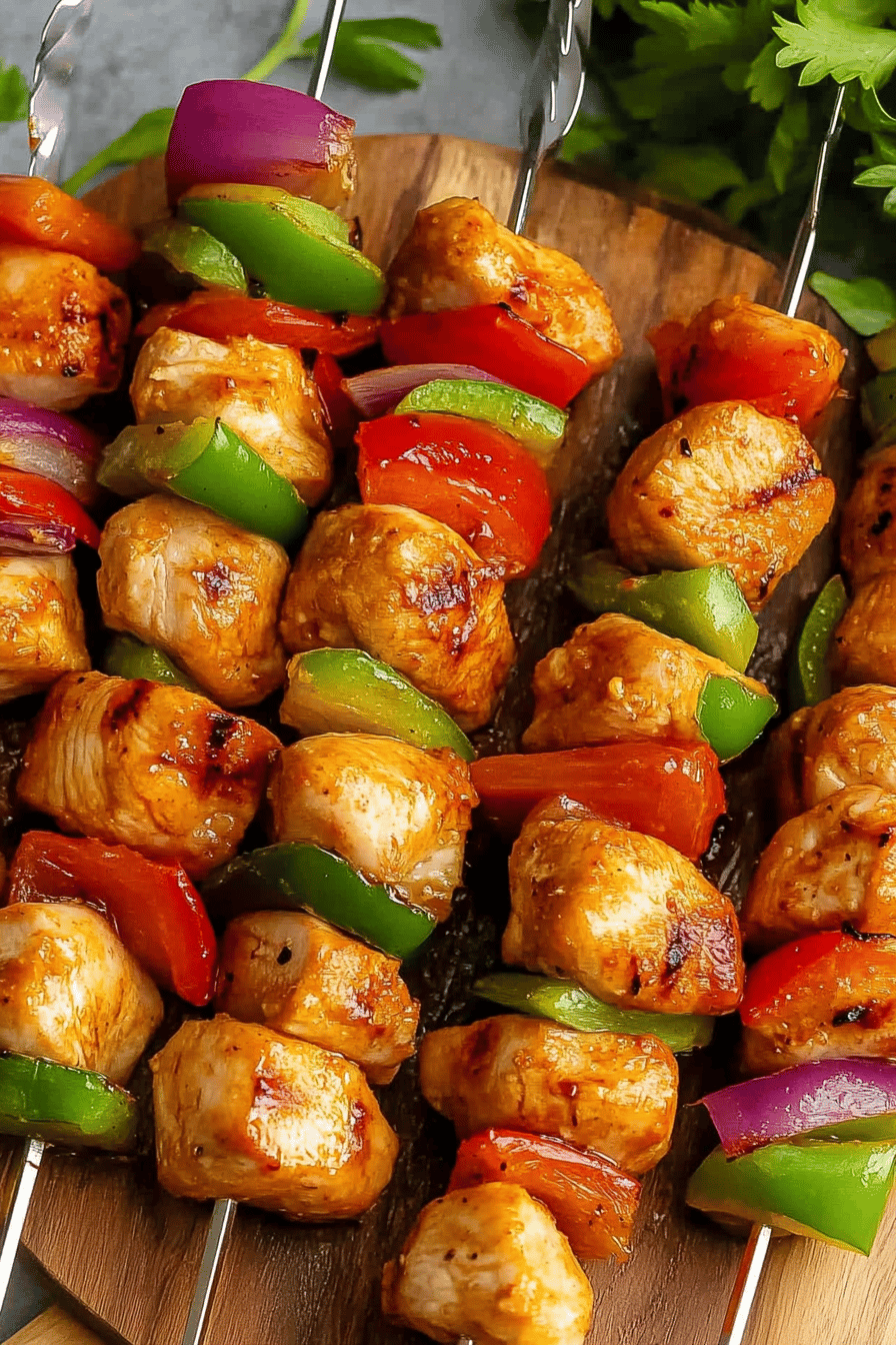 Easy Baked Chicken Skewers Recipe ingredients