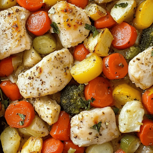Easy Baked Chicken and Vegetables Recipe